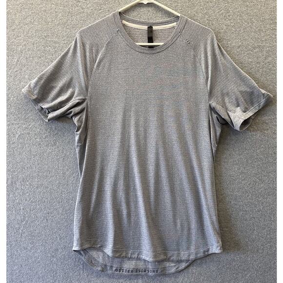 Lululemon Shirt Mens M Light Drysense Training Better Each Day Stretch Athletic - Picture 1 of 5